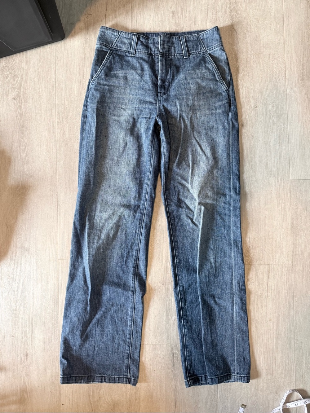 Anthropologie Pilcro Washed Blue High-Rise Straight Leg Jeans Size 25 EUC